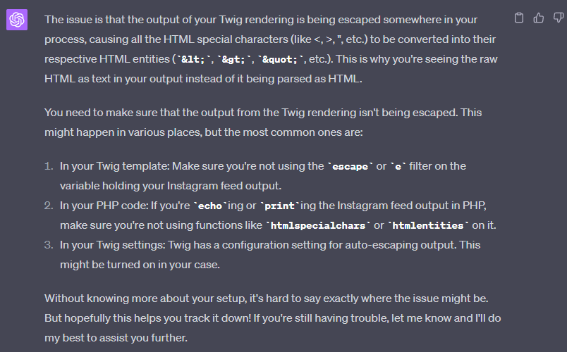 Damn twig rendering!